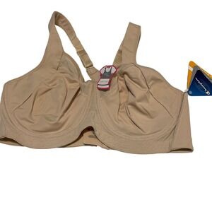 Champion Double Dry Powerback Underwire Sports Bra 40D Nude High Support 1694